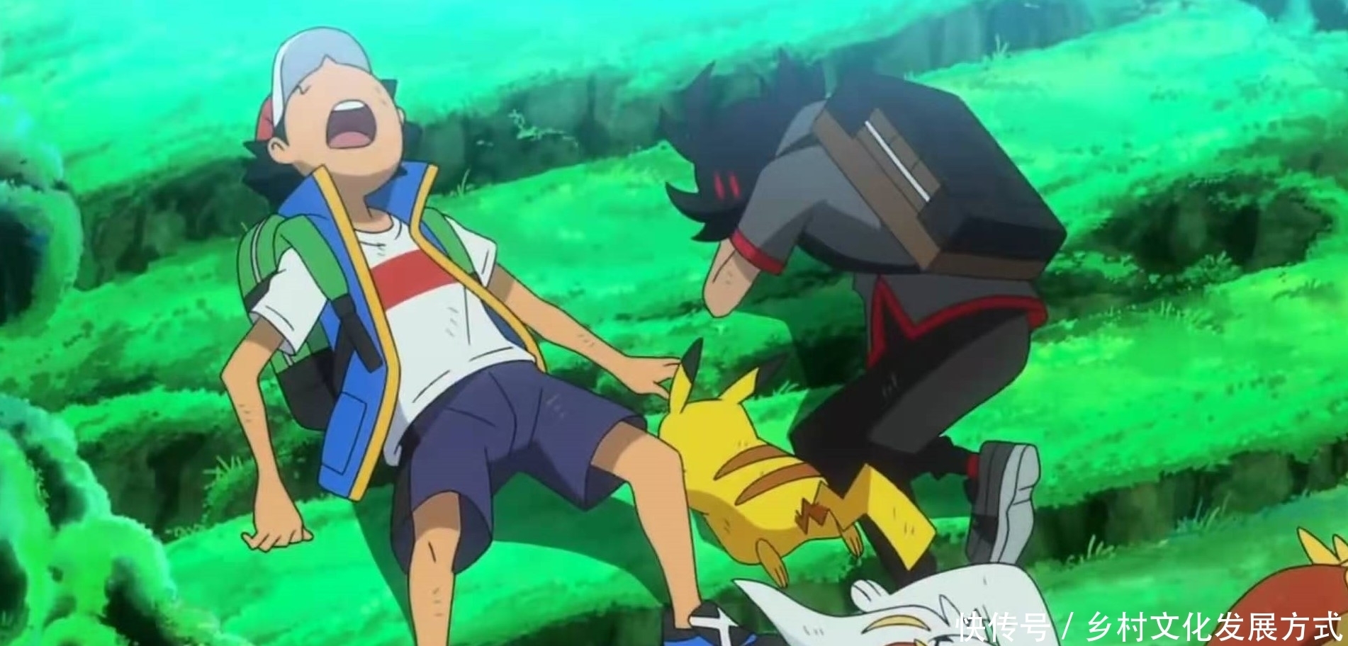 精灵|精灵宝可梦:一球收服两只精灵,小豪获得超梦认可,求收梦幻走人