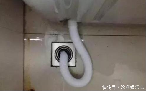 洗衣机|洗衣机排水管直接插地漏难怪你家总是积水，这样设计才合理