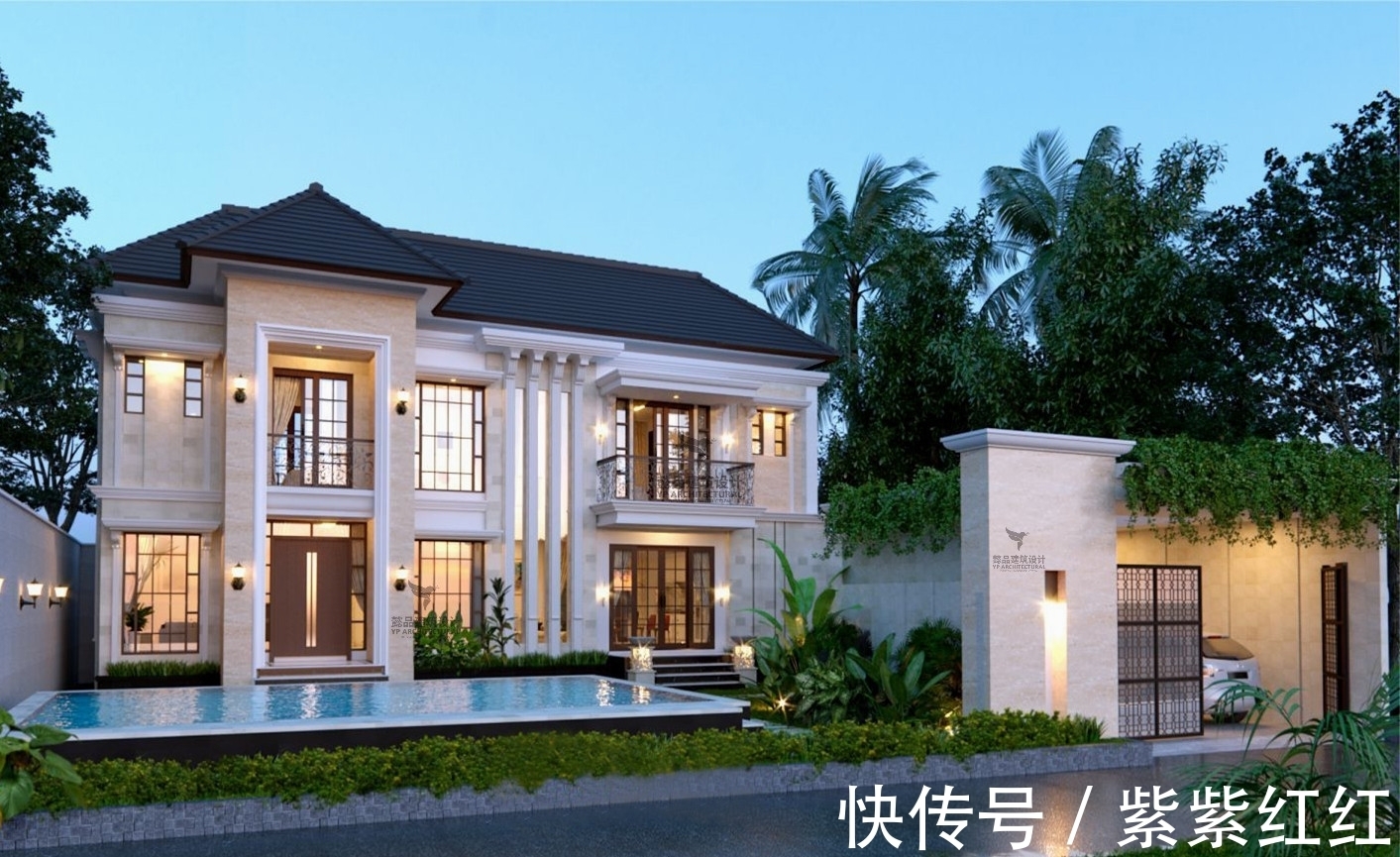 小别墅|低调安静,自然和谐的法式小别墅