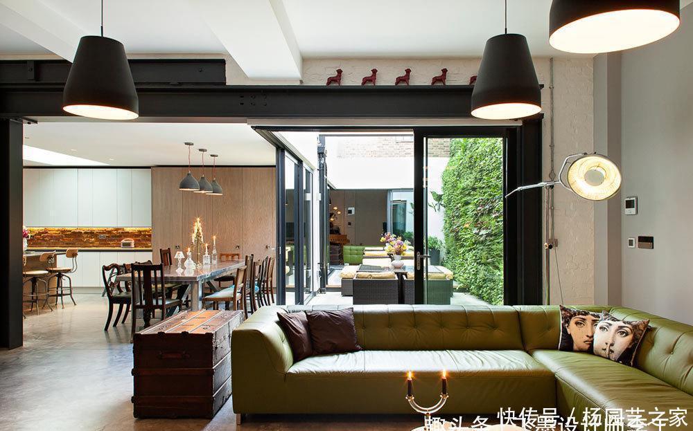 l型|275平别墅,天井下改成室外餐厅,这样的设计,实在是种享受