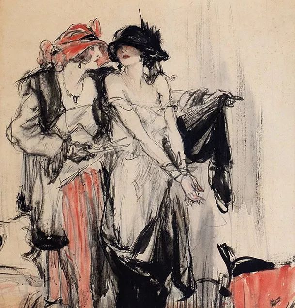 上流社会@美国最伟大的插画家,记录了上流社会的男男女女纸醉金迷的情景