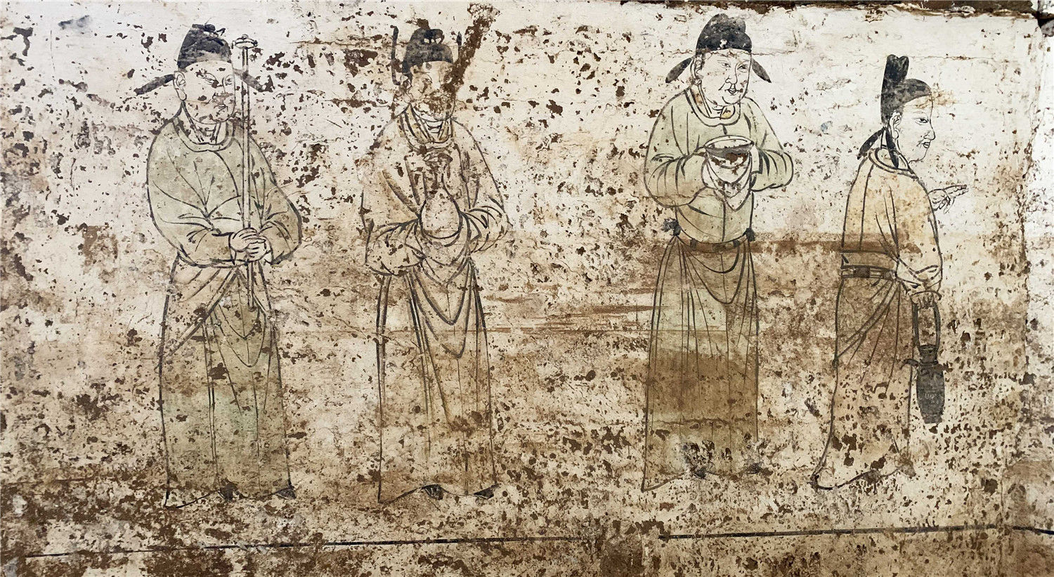  山西一座元代壁画墓露真容