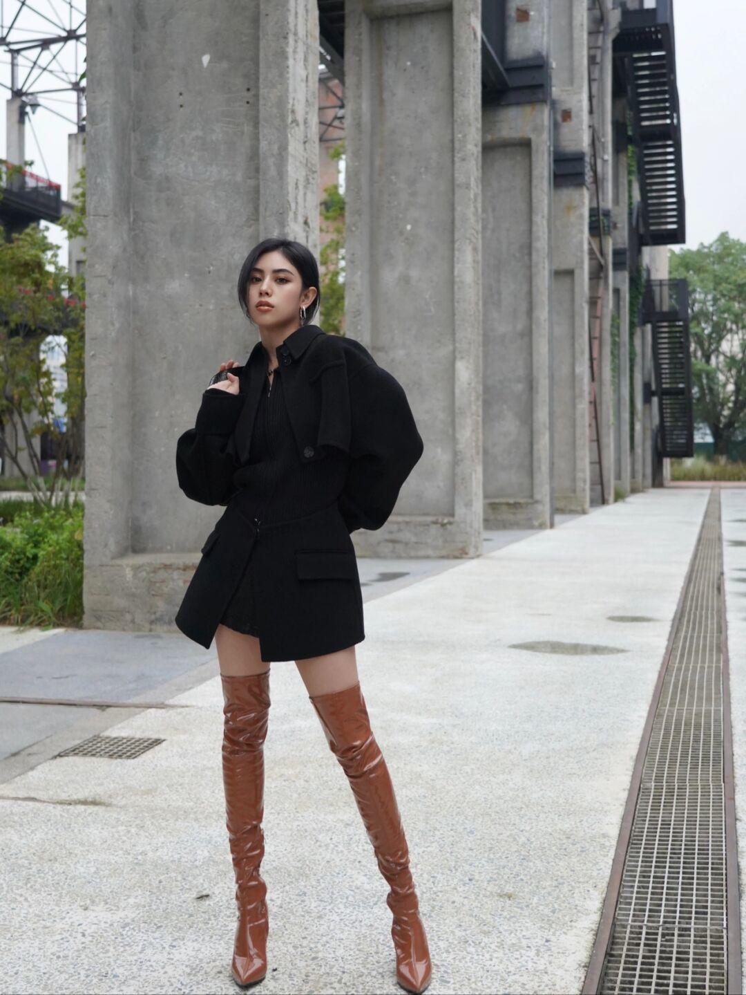 美女 今冬最迷人的一双鞋:长筒靴,尤其是这3色,真是绝了!