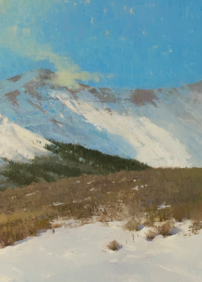 德克萨斯州#大卫·格里芬的风景油画高清图,放大看,更迷人