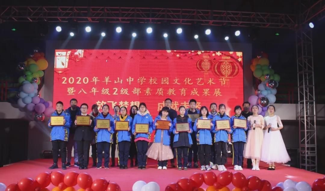 羊山中学素质教育展风采