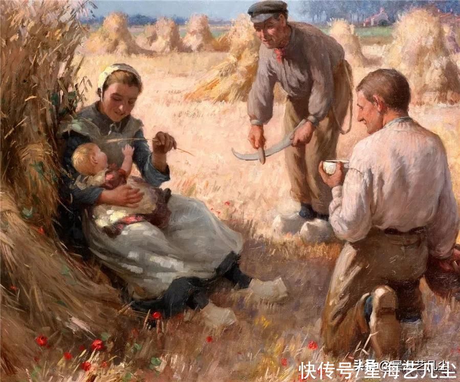 威廉·凯·布莱克洛克，William Kay Blacklock油画作品鉴赏