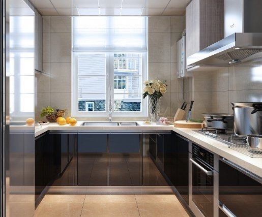 橱房|建议大家厨房学美国人这样装,干净美观又敞亮,太漂亮了