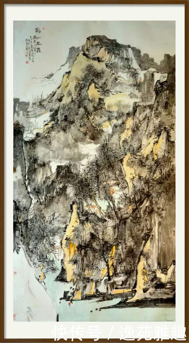 以山水为|「画作欣赏」会当凌绝顶,一览众山小,画家武春玉作品欣赏