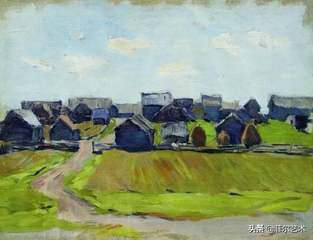 大自然！艾萨克·伊里奇·列维坦油画作品用笔洗练，情感充沛，极富诗意