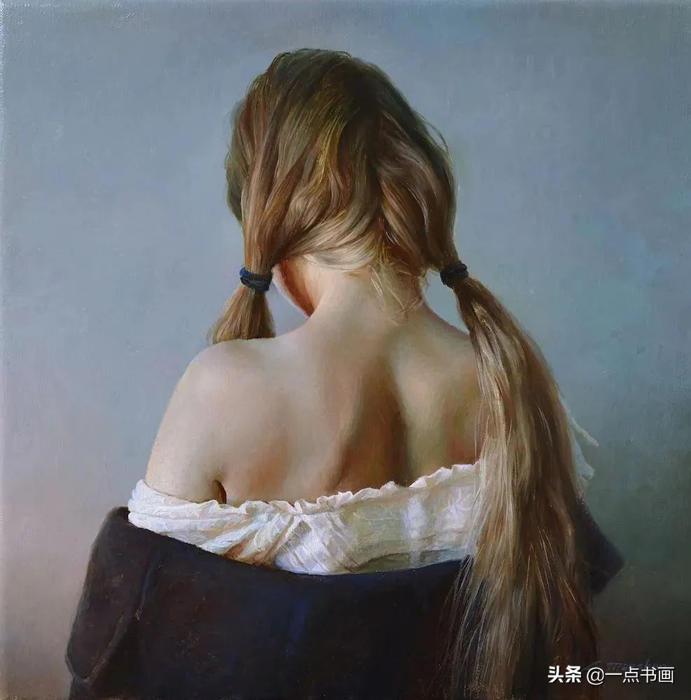 绘画|她痴迷于画那些睡觉觉的美女,青春清纯,宁静唯美