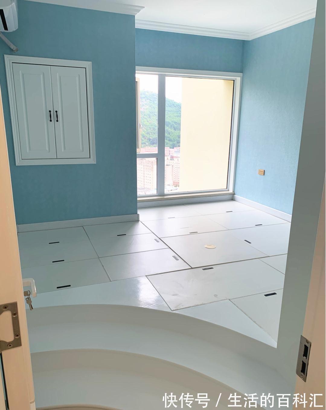 墙面|70㎡小户型,硬装刚结束,电视墙大气上档次,榻榻米房是最大亮点