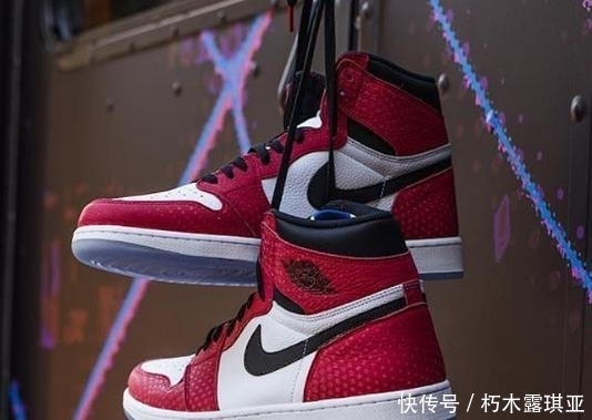 AJ1蜘蛛侠联名开箱测评 AJ1蜘蛛侠联名实物欣赏