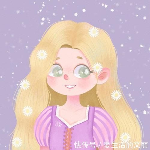 仙度瑞拉$插画风的迪士尼公主,艾莎女王眼里有雪花,花木兰眼里是什么?