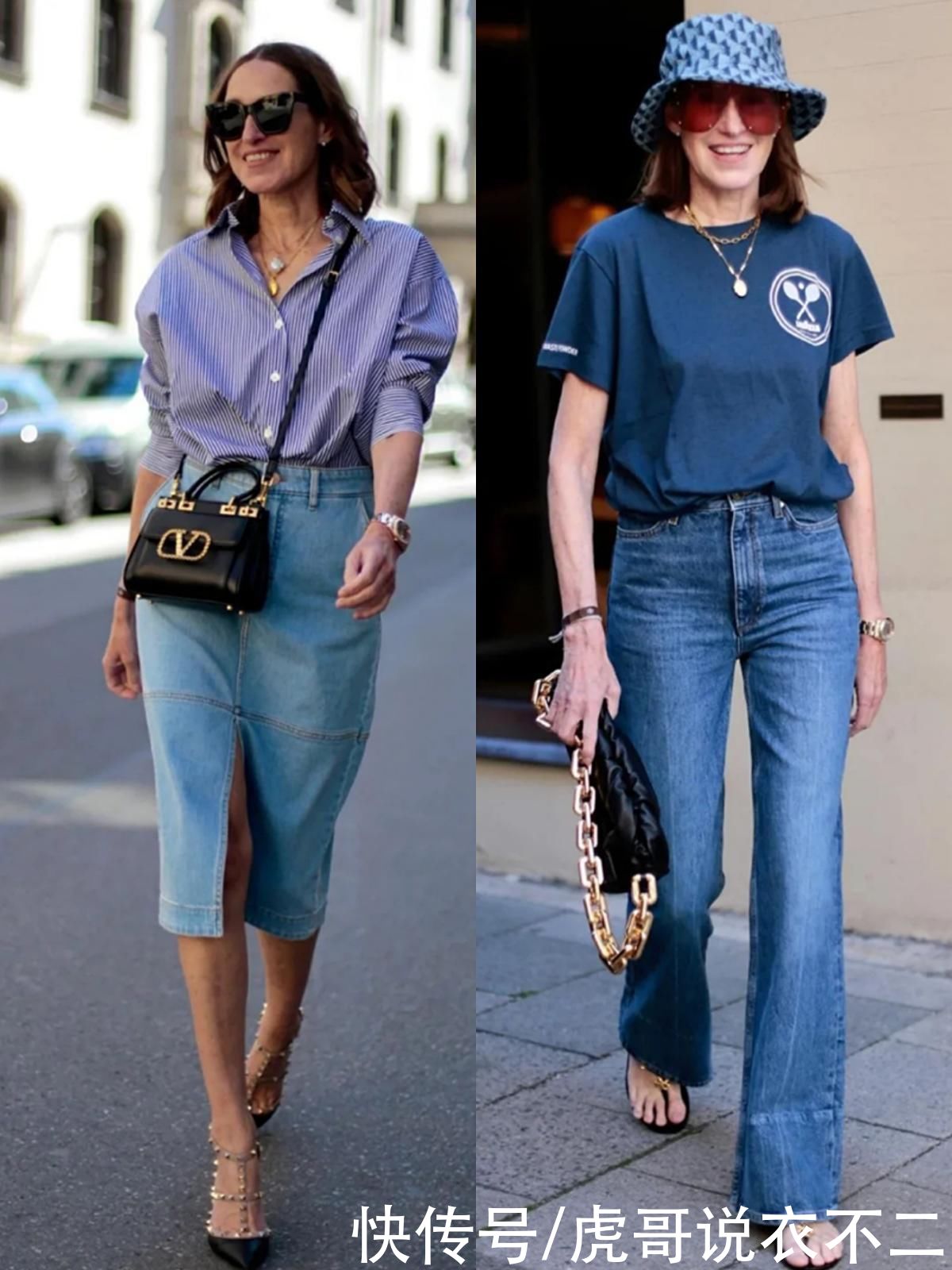 白+红|上了年纪的女人，学这位大龄博主的穿衣经，这才是岁月不败美人