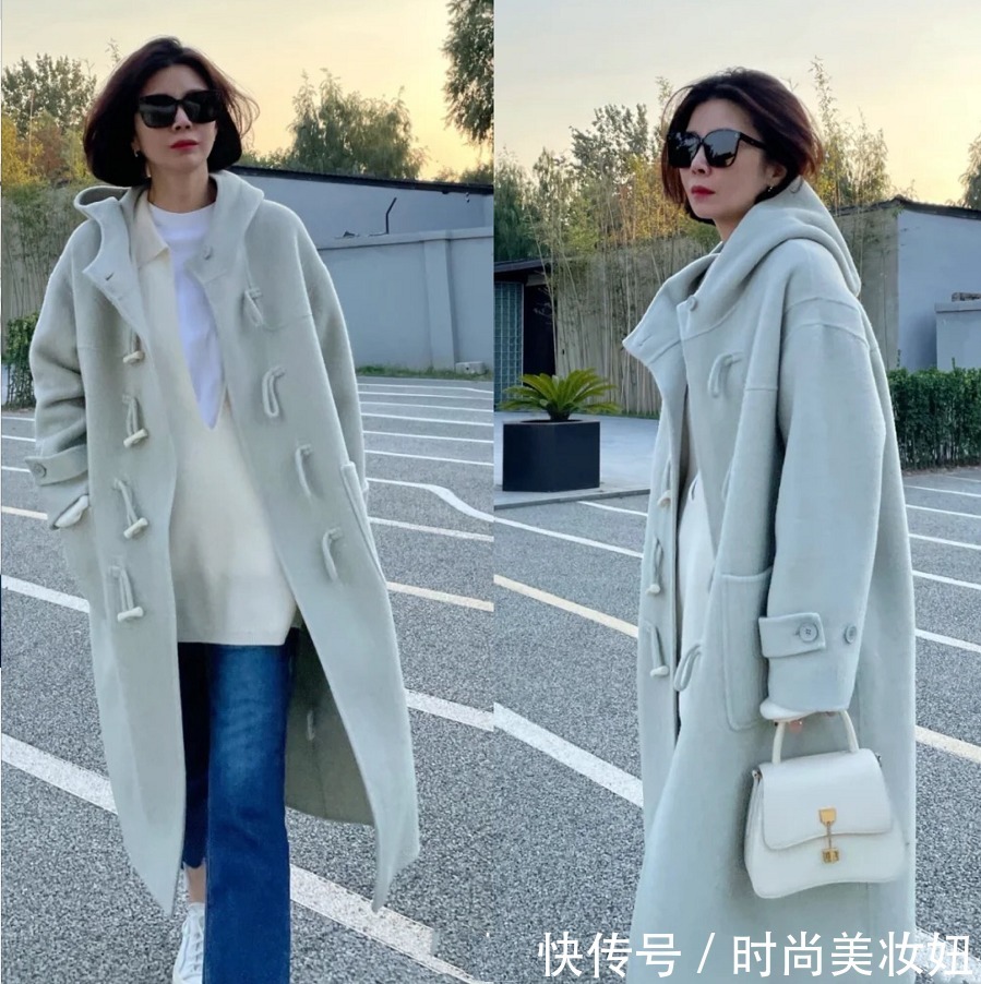 打底裤|上年纪的女人别穿打底裤,学她配9分裤洋气,配半身裙优雅