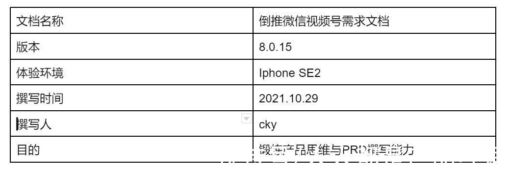 产品|拆解微信视频号并倒推PRD文档