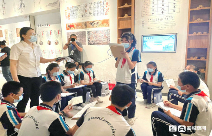 帷幕|沿黄青少年学生研学实践活动暨黄河流域研学联盟成立大会在东营正式拉开帷幕