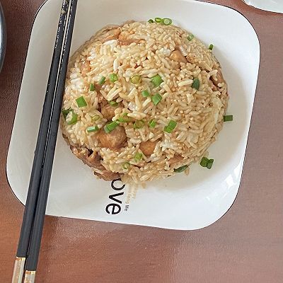 双椒鸡腿饭