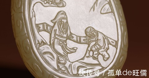 仕女图@清代,和田白玉仕女图挂牌