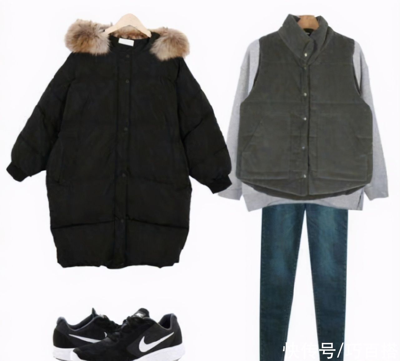  单品|黑色羽绒服的9种搭配！不重样的小心机时尚，冬季穿着显瘦显气质