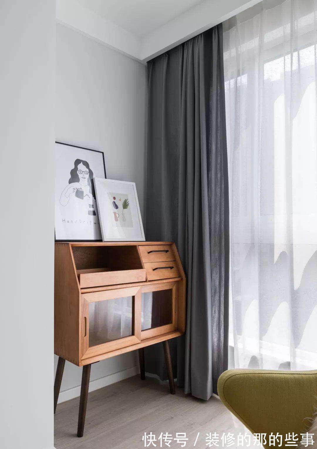 客厅|89平米简约三房,全屋色调搭配太舒服了,简单又清爽,越看越耐看