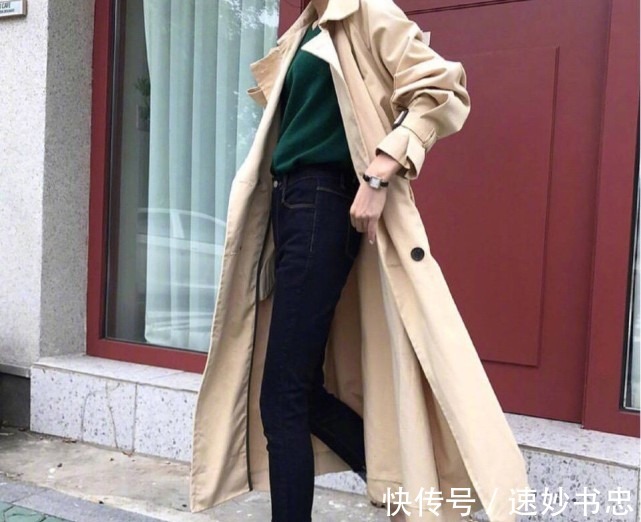 简约 风衣,我喜欢这样穿!简约精致又贼拉风,上街后非常吸睛!