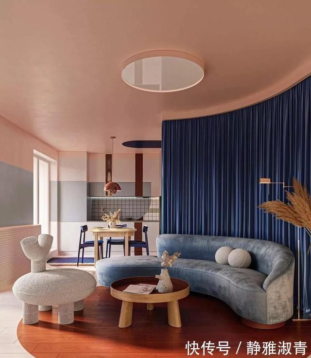 客厅|70㎡一居,把客厅当主卧,把主卧做儿童房,这才是真正的亲子宅