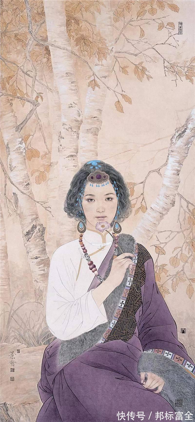 崔景哲！崔景哲：当古典美遇上工笔画，春风拂面惊艳四方