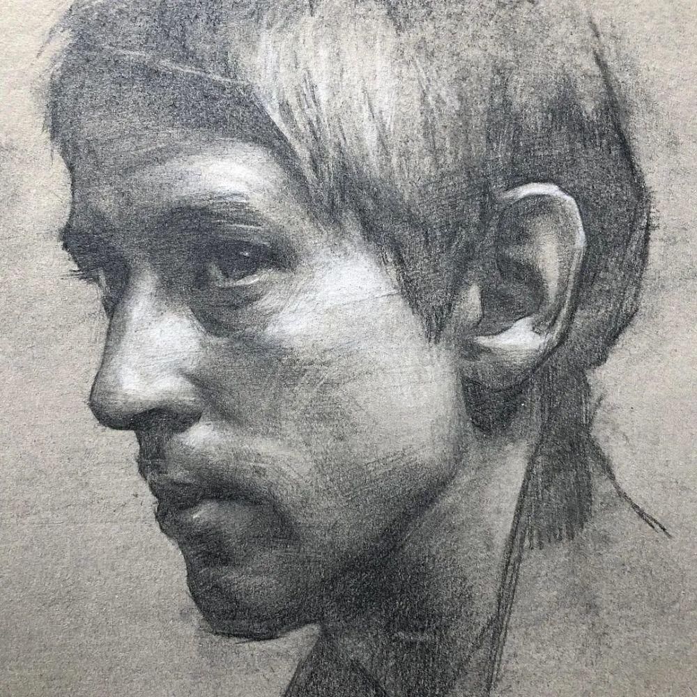 调子|很硬核，一张素描500万网友围观，绝美线条让你欲罢不能，看一百遍都不腻！