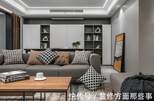 艺术画|140平四房改两房现代风设计,在删繁就简中呈现出诗意的空灵
