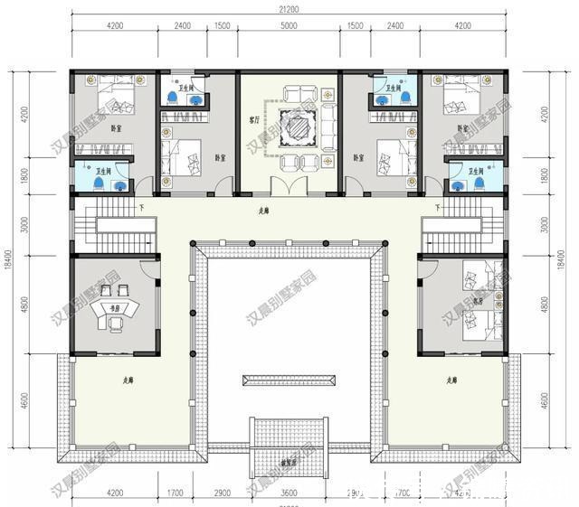 二层别墅|对称式传统中式二层别墅，流传千年准没错，农村就应该建这种房子