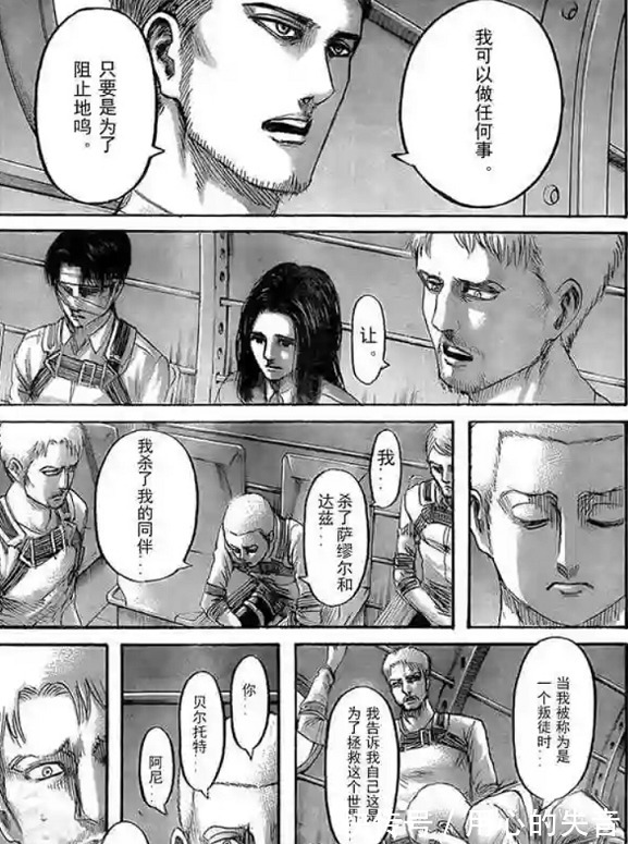 莱纳|进击的巨人众人阻止地鸣的目的是什么，阿尔敏真想解决掉艾伦