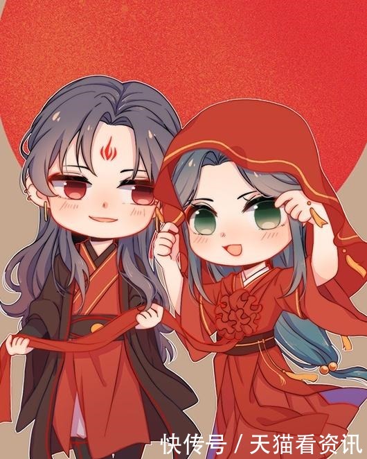 笑容|《渣反》冰秋的喜服合集,冰妹的笑容好可爱,师尊的指甲是亮点!