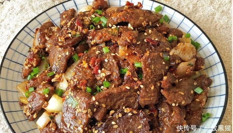 鲜嫩|香辣孜然牛肉，鲜嫩美味！