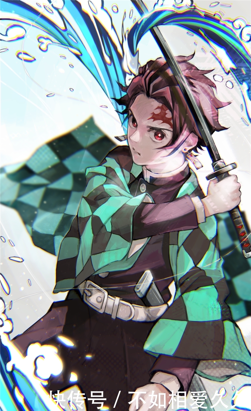 鬼灭之刃 灶门炭治郎 性格善良憨厚 固执的像石头一样 壁纸 全网搜