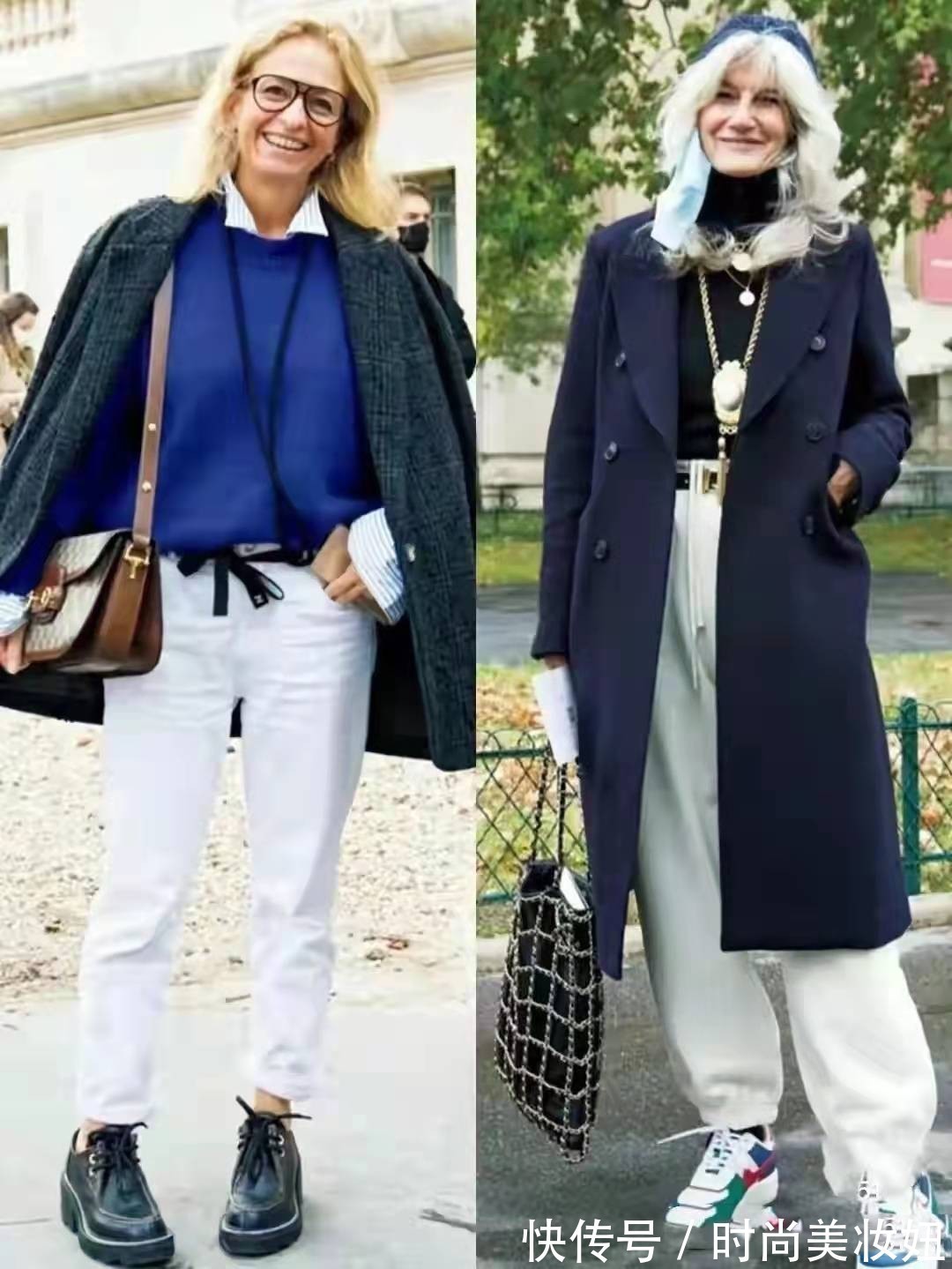 双腿|50岁的女人脱掉“大妈装”吧,学学这些气质穿搭,减龄又高级