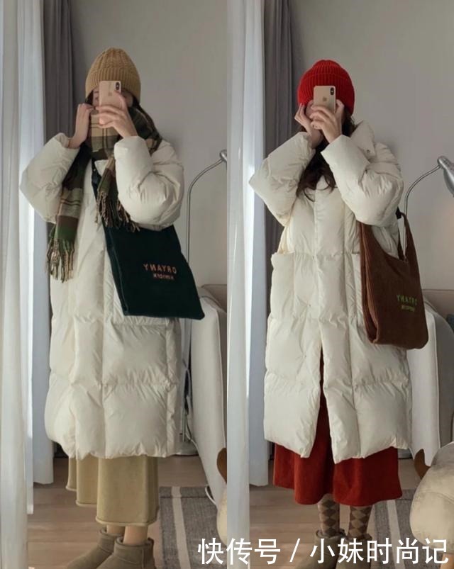 精致女孩秋冬保暖穿搭模板, 即使天气很冷, 还是要保持美丽呀!