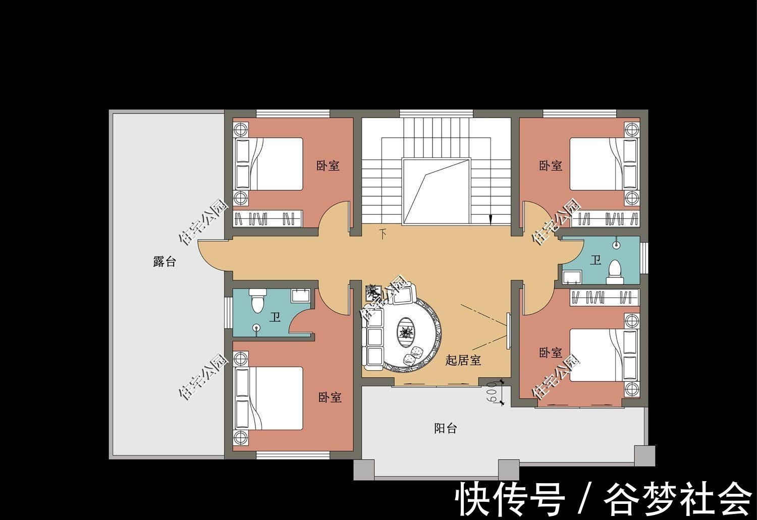 盖房|农村盖房还是二层受欢迎,15×9米二层小别墅,家里人看了都喜欢