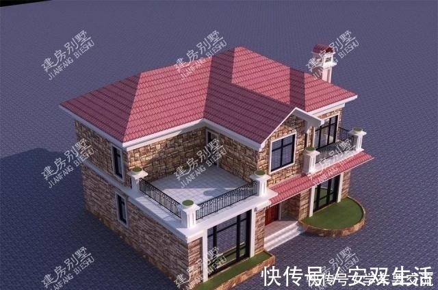 面砖|外观能打满分的两栋农村自建房,施工队看了都一个劲的夸!