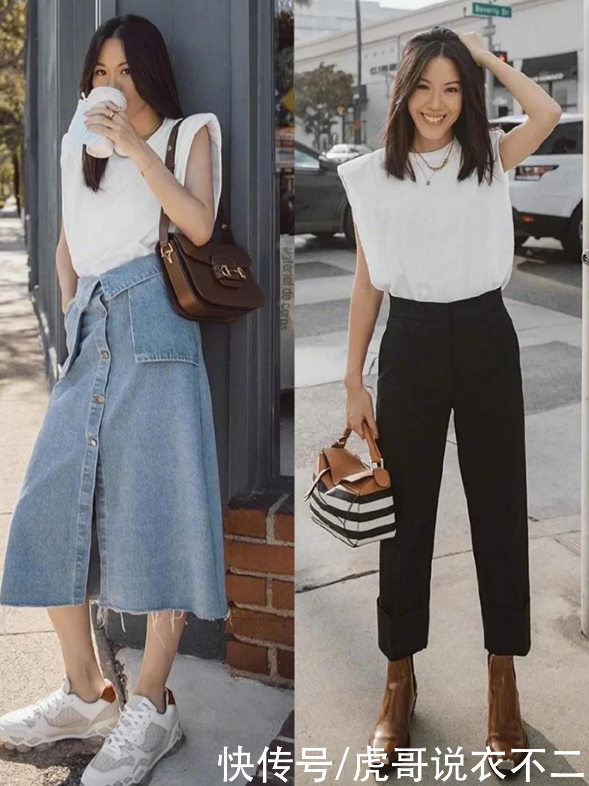 夏季必备的3种短上衣，配高腰裤时髦高级，搭配技巧帮你总结好了