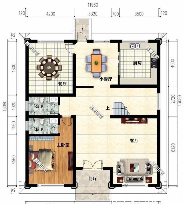 别墅|南北通透设计的两栋欧式别墅,第一栋客厅挑空,外观漂亮布局实用
