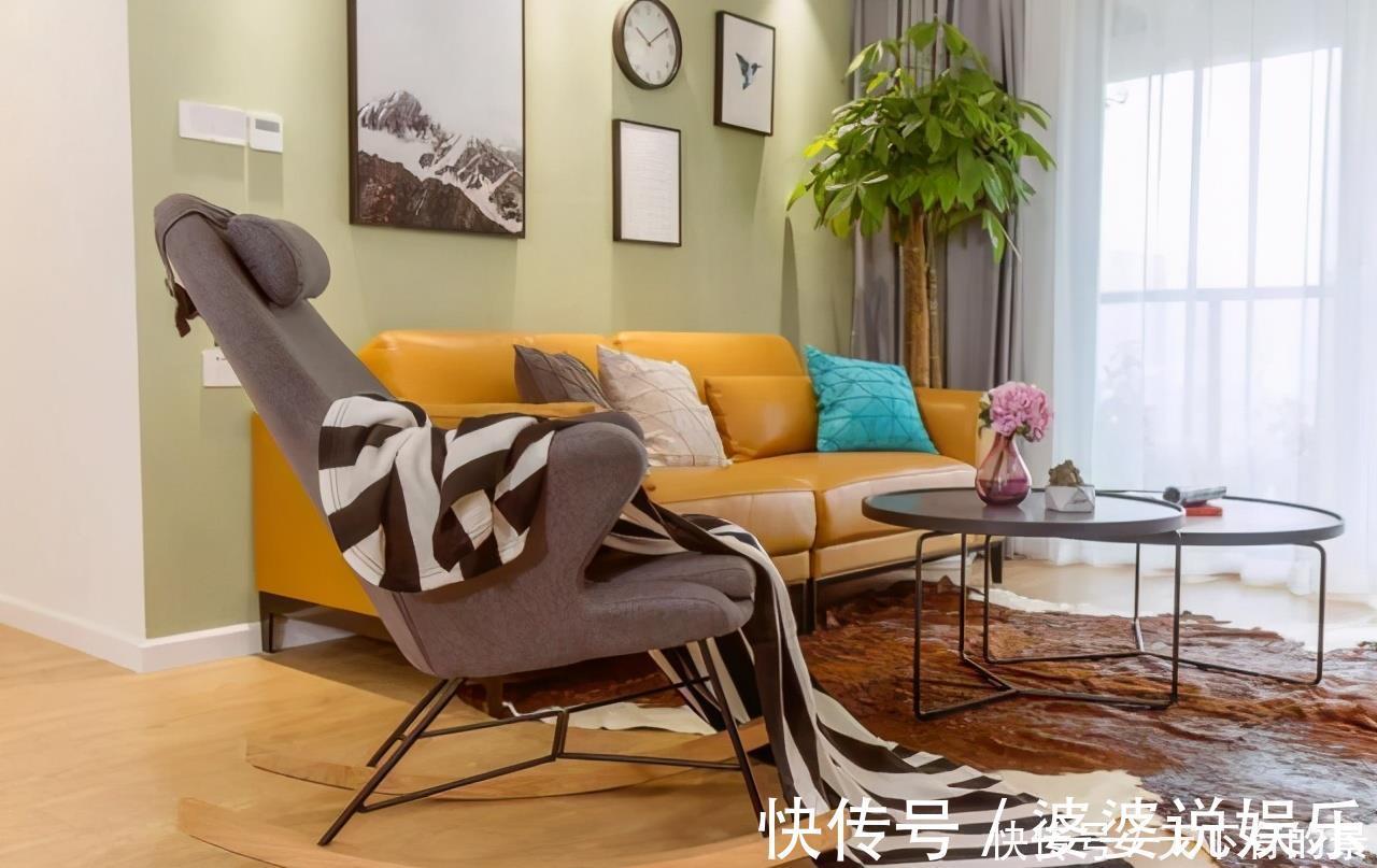 温馨感|晒晒邻居的小三居，北欧风以暖色调为主，让小家倍增温馨感，好看