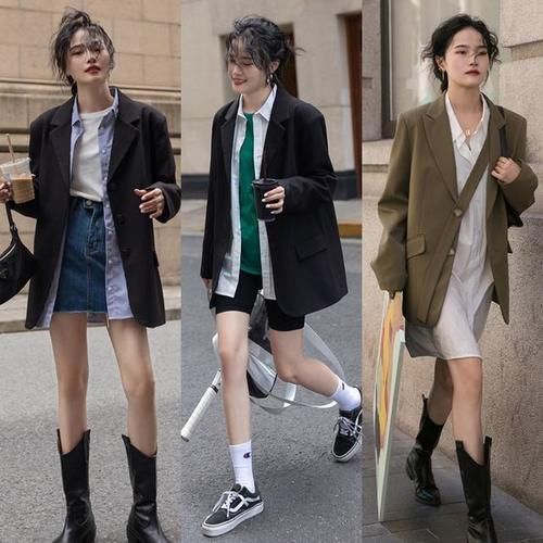 大长腿|初秋，该把“西装”拿出来了，今年流行这样穿，兼顾通勤与日常