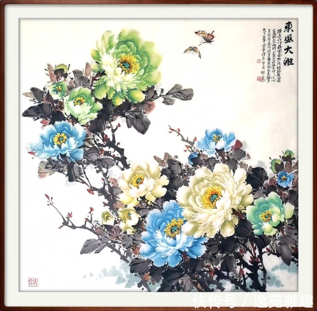 【画作欣赏】心中牡丹开,处处是暖阳,画家王润之作品欣赏