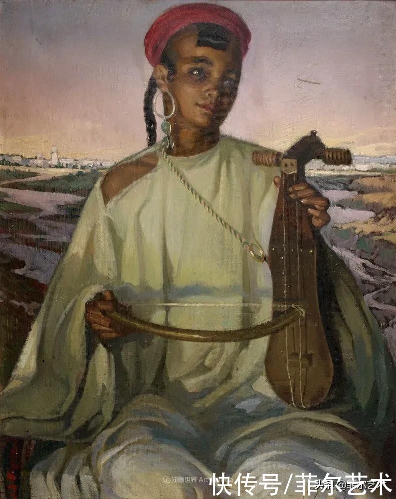 何塞·|西班牙画家何塞·克鲁斯·埃雷拉女性人物油画作品欣赏