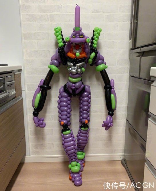 动漫角色|这位大佬太会玩气球了,啥动漫角色都能捏出来,JOJO鬼灭都有