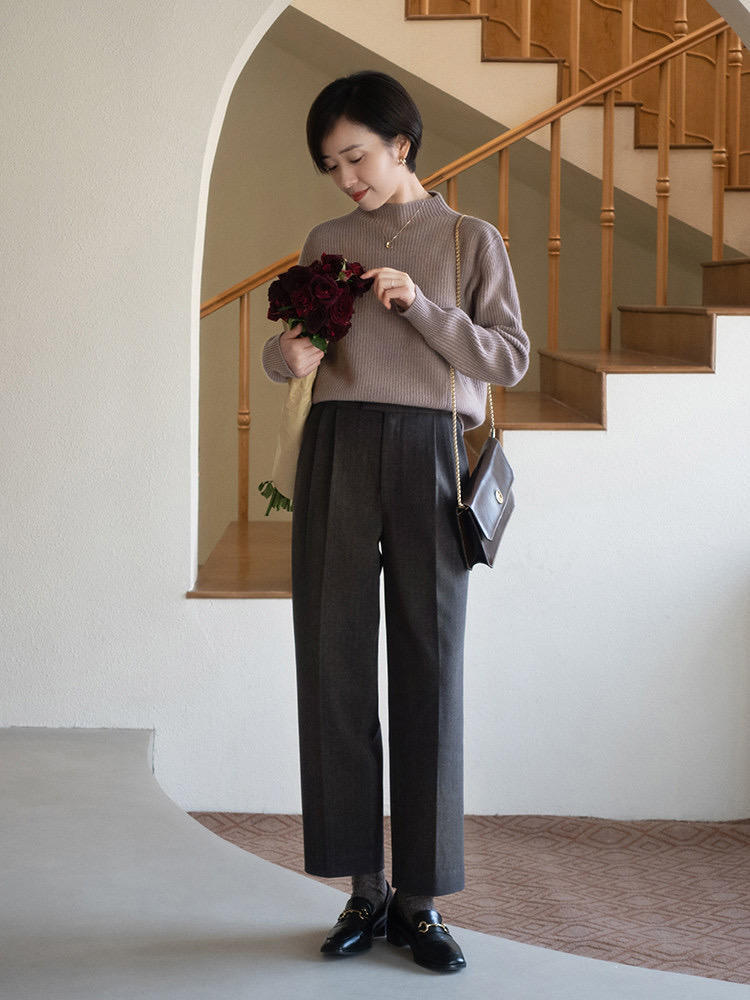 半身裙|这些才是“毛衣”的高级穿法,柔软舒适又百搭,保暖温柔不挑人