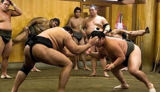 相扑运动员|日本相扑选手真实生活:为增重吃常人10倍饭量,睡觉必带氧气罩