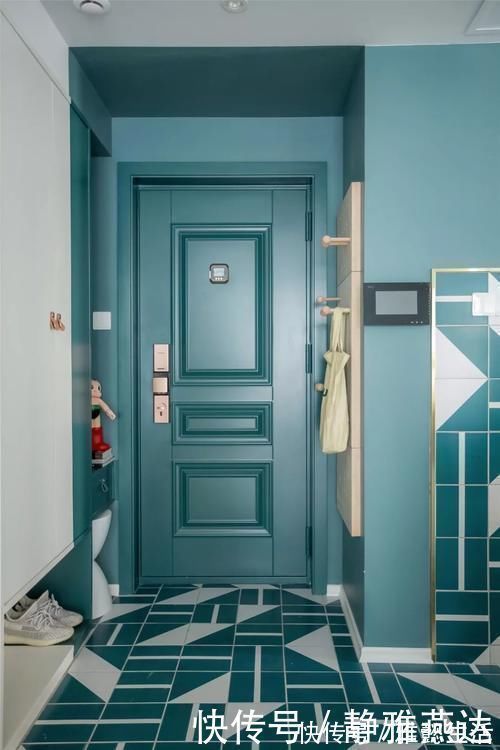 小灵儿|93平米现代三室，独特配色，一房多用省空间，都说有100多平