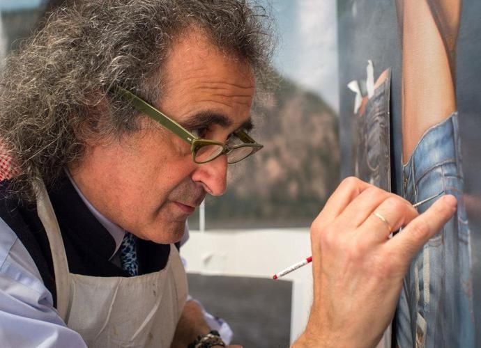 美女!以色列艺术家画出逼真美女油画,身姿曼妙,性感无比